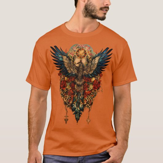 Polynesischer Dreamcatcher T-Shirt Tattoo (Vorderseite)
