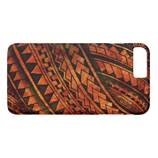 Polynesischer Entwurf Case-Mate iPhone Hülle (Rückseite (Horizontal))
