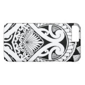 Polynesischer/Maori- Stammes- Tätowierungsentwurf Case-Mate iPhone Hülle (Rückseite (Horizontal))
