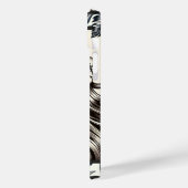 Polynesischer Prinzessin Blauer Blumenstamm Case-Mate iPhone Hülle (Rückseite / Links)