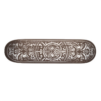 Polynesischer Stammes- Gesichts-Schmutz Skateboard