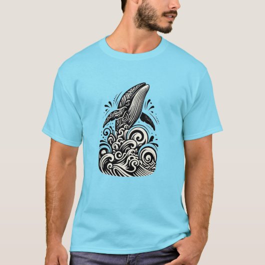 Polynesischer T - Shirt (Vorderseite)