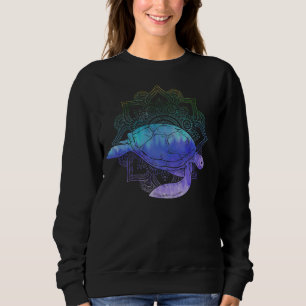 Polynesischer Tattoo Sea Animal Ocean Mandala Trib Sweatshirt