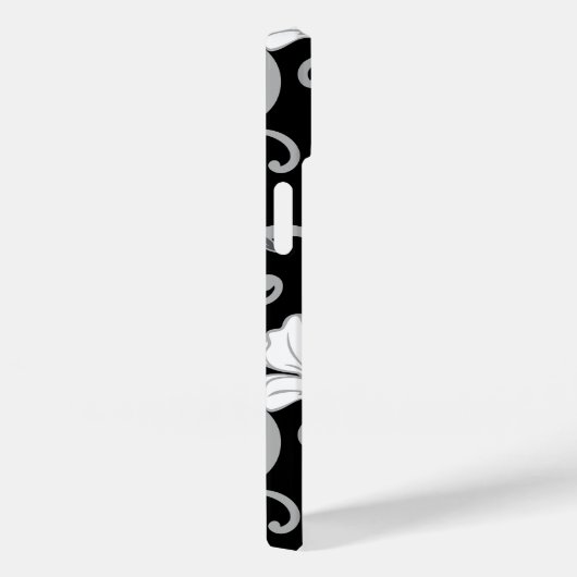 POLYNESISCHER TRAAM (SCHWARZ) Case-Mate iPhone HÜLLE (Rückseite / Rechts)