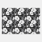 POLYNESISCHER TRAAM (SCHWARZ) GESCHENKPAPIER SET (Vorderseite 2)