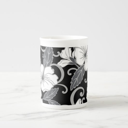 POLYNESISCHER TRAAM (SCHWARZ) PORZELLANTASSE (Vorderseite)