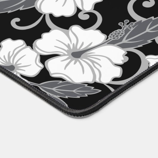 POLYNESISCHER TRAAM (SCHWARZ) SCHREIBTISCHUNTERLAGE (Ecke)