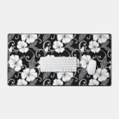 POLYNESISCHER TRAAM (SCHWARZ) SCHREIBTISCHUNTERLAGE (Tastatur & Maus)