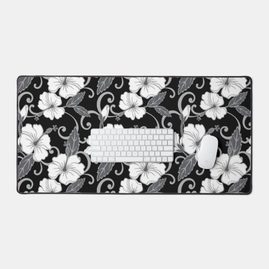 POLYNESISCHER TRAAM (SCHWARZ) SCHREIBTISCHUNTERLAGE (Tastatur & Maus)