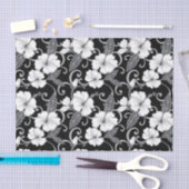 POLYNESISCHER TRAAM (SCHWARZ) SEIDENPAPIER (Handwerk)