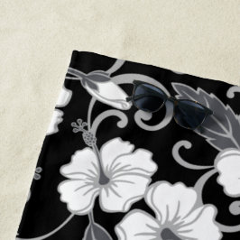 POLYNESISCHER TRAAM (SCHWARZ) STRANDTUCH