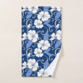 POLYNESISCHER TRAUM (BLAU) BAD TOWEL SET (Handtuch)