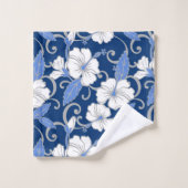 POLYNESISCHER TRAUM (BLAU) BAD TOWEL SET (Waschlappen)