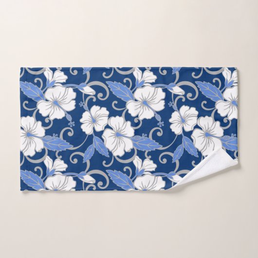 POLYNESISCHER TRAUM (BLAU) BAD TOWEL SET (Handtuch)