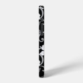POLYNESISCHER TRAUM (SCHWARZ) iPhone HÜLLE (Linke Seite)