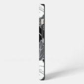 POLYNESISCHER TRAUM (SCHWARZ) iPhone HÜLLE (Linke Seite)