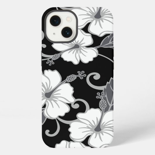 POLYNESISCHER TRAUM (SCHWARZ) iPhone HÜLLE (Rückseite)