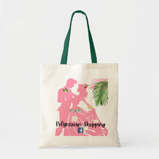 Polynesisches Shopping-Logo Tragetasche