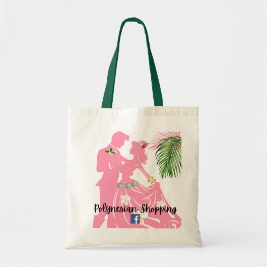Polynesisches Shopping-Logo Tragetasche (Vorne)