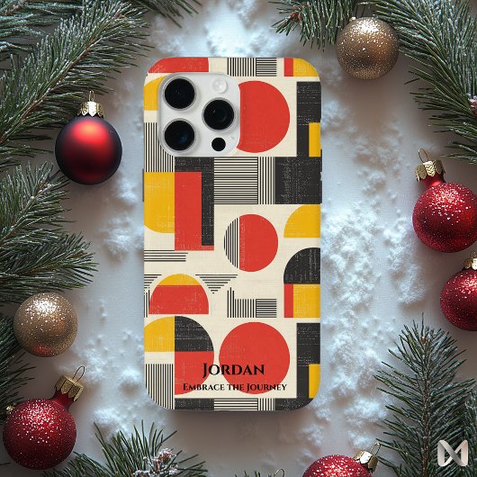 Polynesisches Tapa Art - Geometrische Fusion Case-Mate iPhone Hülle