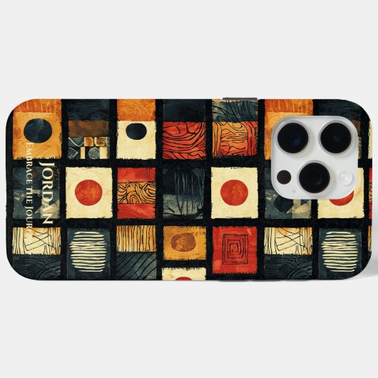 Polynesisches Tapa Elegance - Abstraktes Erbe Case-Mate iPhone Hülle (Rückseite (Horizontal))