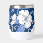 POLYNESISCHES TRAUMPATTER IN BLAU (Links)