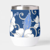 POLYNESISCHES TRAUMPATTER IN BLAU (Rückseite)