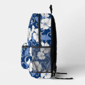 POLYNESISCHES TRAUMPATTER IN BLAU BEDRUCKTER RUCKSACK (Rechts)