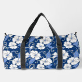 POLYNESISCHES TRAUMPATTER IN BLAU DUFFLE BAG (Rückseite)
