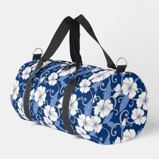 POLYNESISCHES TRAUMPATTER IN BLAU DUFFLE BAG (Linke Seite)