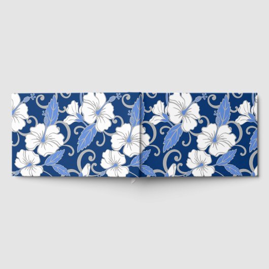 POLYNESISCHES TRAUMPATTER IN BLAU GÄSTEBUCH (Voll)