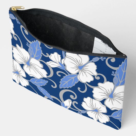 POLYNESISCHES TRAUMPATTER IN BLAU ZUBEHÖRTASCHE (Offen)