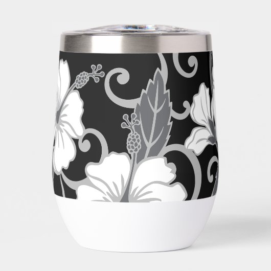 POLYNESISCHES TRAUMPATTER IN SCHWARZ (Vorderseite)