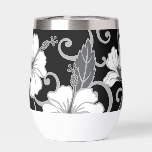 POLYNESISCHES TRAUMPATTER IN SCHWARZ (Rückseite)