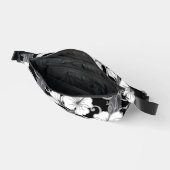 POLYNESISCHES TRAUMPATTER IN SCHWARZ BAUCHTASCHE (Offen)