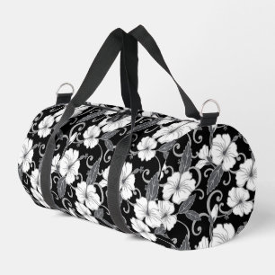 POLYNESISCHES TRAUMPATTER IN SCHWARZ DUFFLE BAG