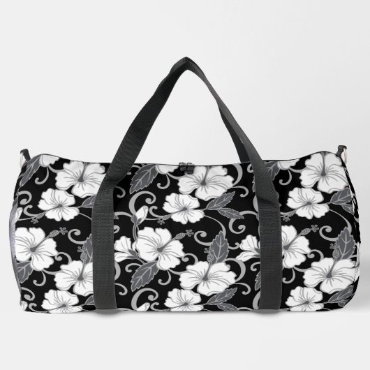 POLYNESISCHES TRAUMPATTER IN SCHWARZ DUFFLE BAG (Rückseite)