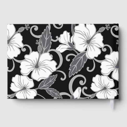 POLYNESISCHES TRAUMPATTER IN SCHWARZ GÄSTEBUCH (Rückseite)