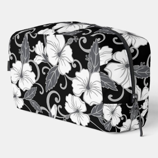 POLYNESISCHES TRAUMPATTER IN SCHWARZ WASCHBEUTEL (Rechte Ecke)