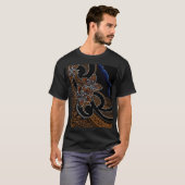 Polynesisches Tribal-Design T-Shirt (Vorne ganz)