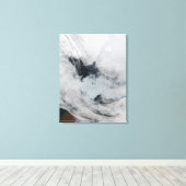 Polynya (offenes Wasser) im Beaufort Meer Leinwanddruck (Insitu (Holzboden))