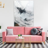 Polynya (offenes Wasser) im Beaufort Meer Leinwanddruck (Insitu (Wohnzimmer))