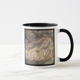 Polyphemus die Zyklope, römisches Mosaik Tasse