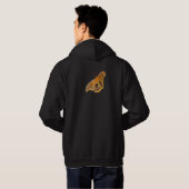 Polyphemus Moth Hoodie (Schwarz voll)