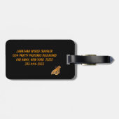 Polyphemus Motte Gepäckanhänger (Rückseite horizontal)