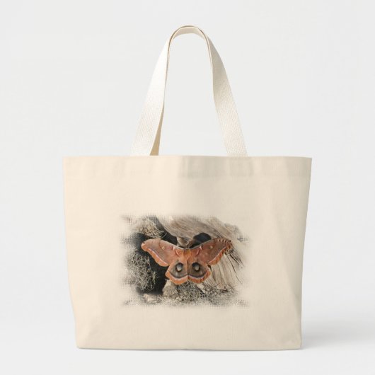 Polyphemus Motten-Taschen-Tasche Jumbo Stoffbeutel (Vorne)