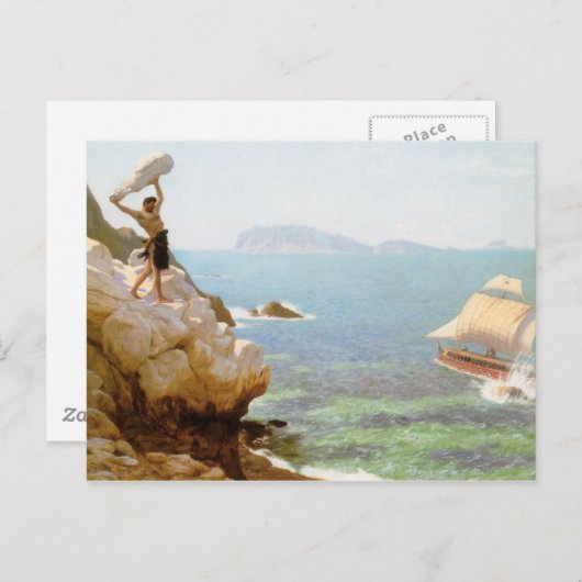 Polyphemus Postkarte (Vorne/Hinten)