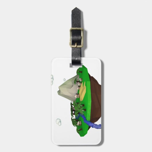 Polyphon Gepäckanhänger (Vorderseite vertikal)