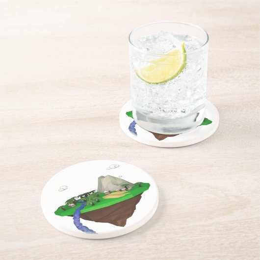 Polyphon Getränkeuntersetzer (Seite)