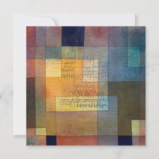Polyphonische Architektur | Paul Klee | (Vorderseite)